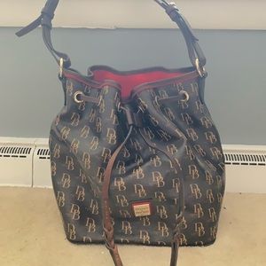 Chocolate Drawstring purse
